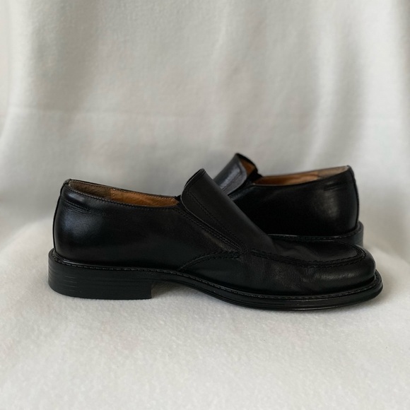 Aldo Mens Size 44 Black Leather Loafers - Picture 5 of 16